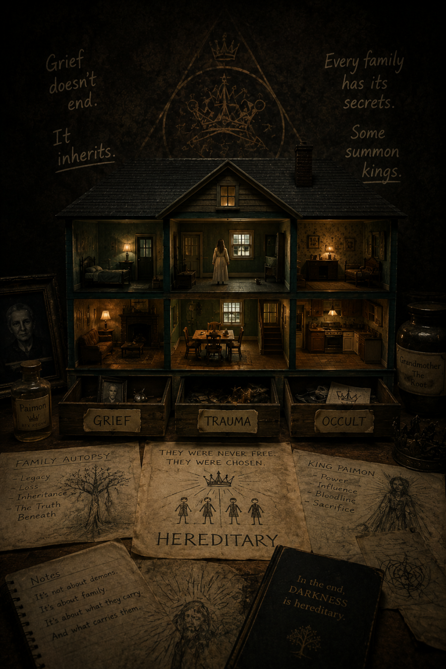 Hereditary (2018) Review — A Family Autopsy Disguised as a Horror Film