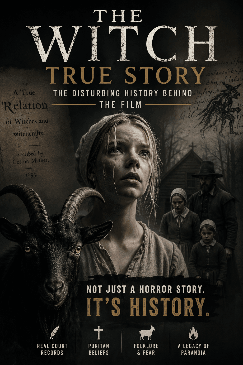 Is The Witch (2015) Based on a True Story? The Real Puritan Records Robert Eggers Used
