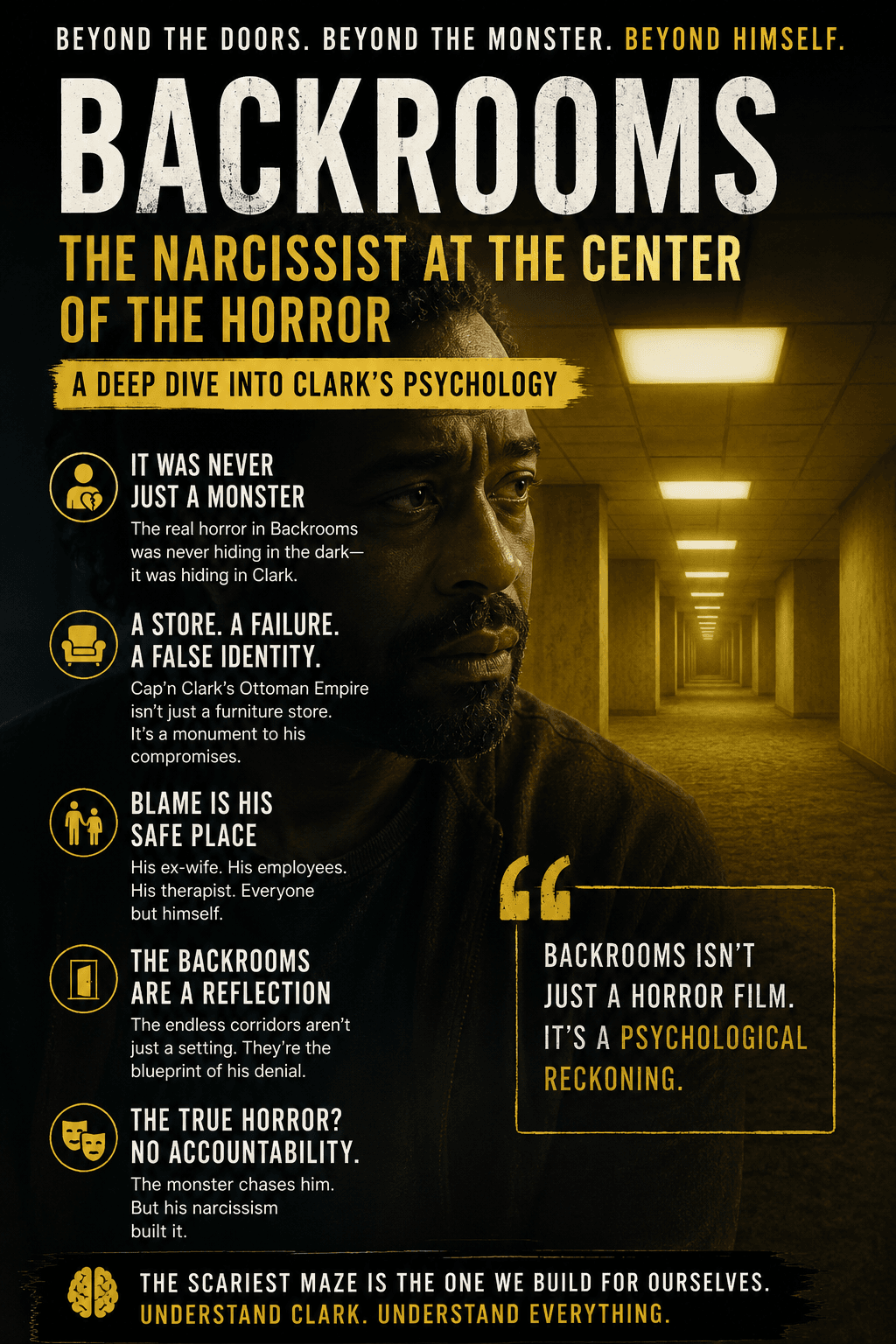 Clark’s Narcissism in Backrooms: Inside A24’s Sharpest Portrait of Denial