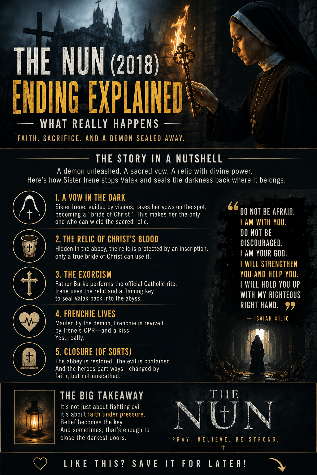 The Nun (2018) Ending Explained: What Happened, and What Got Cut