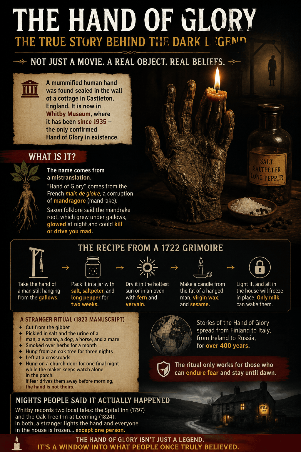 Hand of Glory True Story: The Forbidden 400-Year Legend